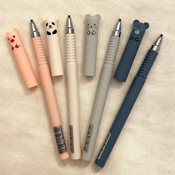 Super Cute Animal Pen Set - Who do you want to keep you company while you work? - Picture 3 of 3